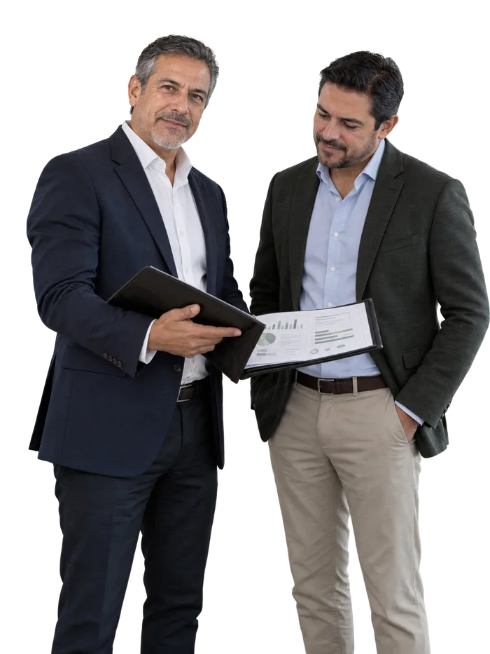 Auditores revisando documentación de un sistema de gestión