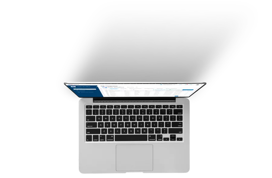 Plataforma ATS de PsicoAlianza en laptop